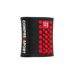 Compressport Sweatbands 3D.Dots Black/Red สายรัดข้อมือซับเหงื่อ