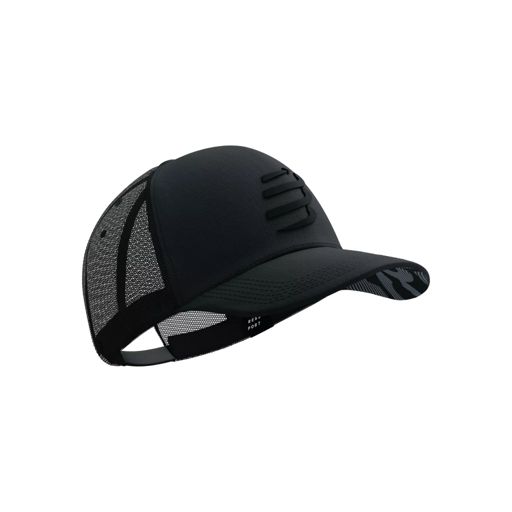Compressport Trucker Cap Black/Black Refl หมวกทรัคเกอร์