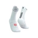 Compressport Pro Racing Socks v4.0 Run High White/Black 1