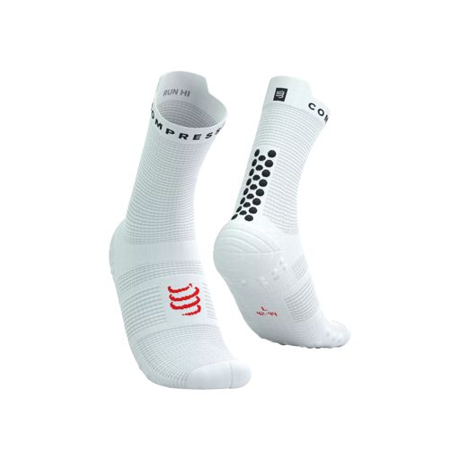 Compressport Pro Racing Socks v4.0 Run High White/Black
