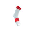 Compressport Pro Racing Socks v4.0 Run High White/Fluo Red ถุงเท้าวิ่ง 2