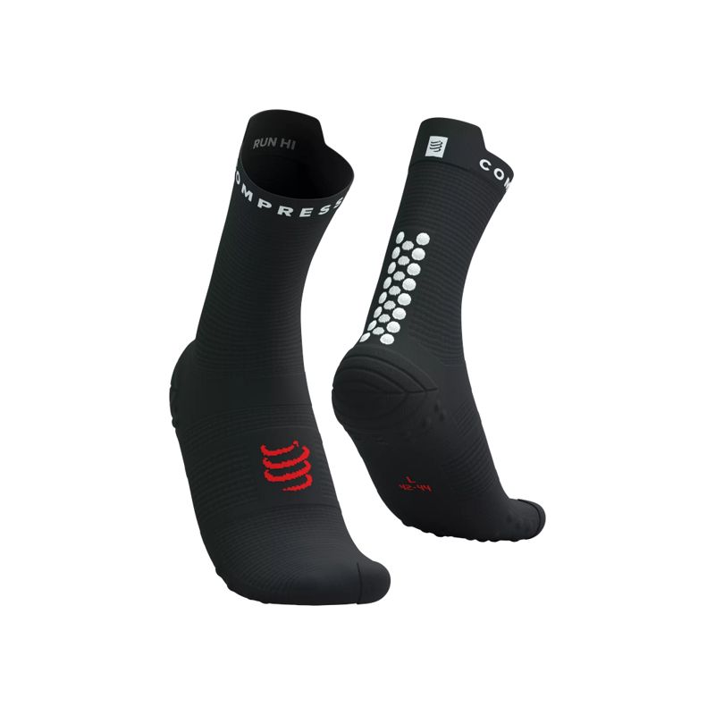 Compressport Pro Racing Socks v4.0 Run High Black/White