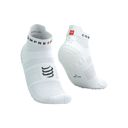 Compressport Pro Racing Socks v4.0 Run Low White/Black 1