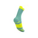 Compressport Pro Racing Socks v4.0 Trail Shell Blue/Safe Yellow 2