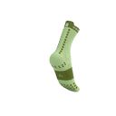 Compressport Pro Racing Socks v4.0 Trail Shadow Lime/Woodbine ถุงเท้าวิ่งเทรล 4