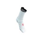 Compressport Pro Racing Socks v4.0 Ultralight Run High White/Fluo Red/Black ถุงเท้าวิ่งน้ำหนักเบา 2