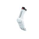 Compressport Pro Racing Socks v4.0 Ultralight Run High White/Fluo Red/Black ถุงเท้าวิ่งน้ำหนักเบา 3