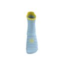 Compressport Pro Racing Socks v4.0 Ultralight Run High Cashmere Blue/Maize ถุงเท้าวิ่งน้ำหนักเบา 3