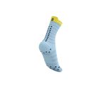 Compressport Pro Racing Socks v4.0 Ultralight Run High Cashmere Blue/Maize ถุงเท้าวิ่งน้ำหนักเบา 4