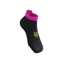 Compressport Pro Racing Socks v4.0 Ultralight Run Low Black/Safe Yellow/Neo Pink 2