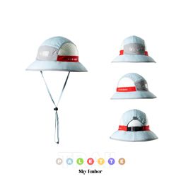 Yupster Bucket Pro - Trail Palette / Sky Ember - Light Blue/Red หมวกบักเก็ต