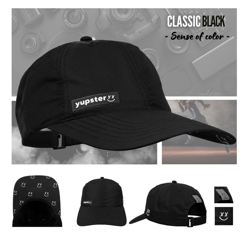 Yupster Sense of Color V.2 - Classic Black หมวกกันแดด