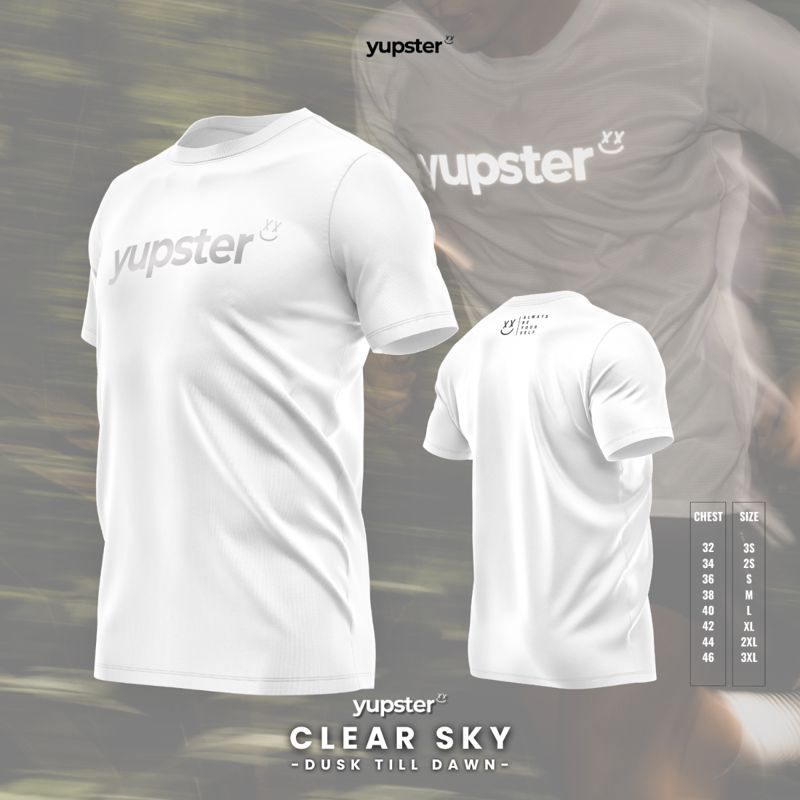 Yupster Super Airflow BASIC TEE White เสื้อยืด