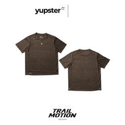 Yupster Running T-shirt Trail Motion Collection - Men - Brown เสื้อวิ่งผู้ชาย