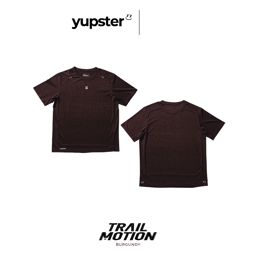 Yupster Running T-shirt Trail Motion Collection - Men - Burgundy เสื้อวิ่งผู้ชาย
