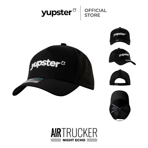 Yupster - AirTrucker 24 Collection / Night Echo | หมวกวิ่ง Trucker ที่เบาและเย็นที่สุด
