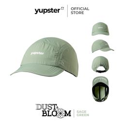 Yupster - Dust & Bloom Series Sage Green 5 Panels | หมวกวิ่ง