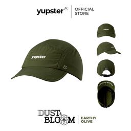 Yupster - Dust & Bloom Series Earthy Olive 5 Panels | หมวกวิ่ง