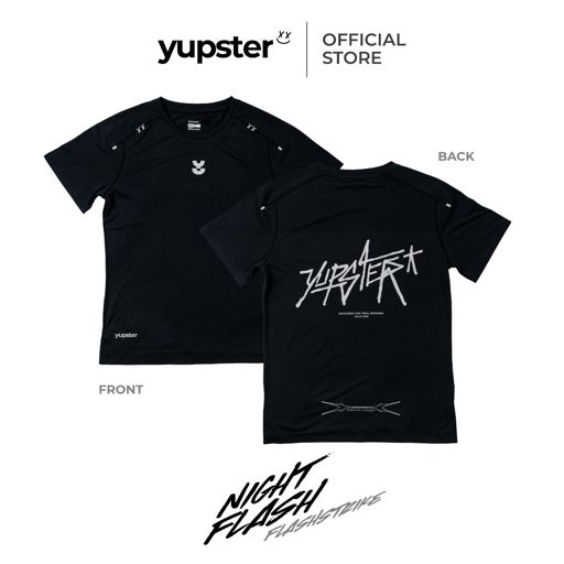 Yupster Running T-Shirt NightFlash Collection FlashStrike เสื้อวิ่งสะท้อนแสง