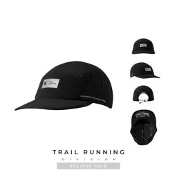 Yupster Trail Running Division 25 5 Panels cap Eclipse Grid หมวกวิ่งเทรล