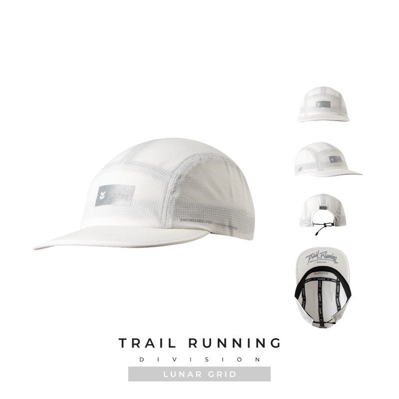 Yupster Trail Running Division 25 5 Panels cap Lunar Grid หมวกวิ่งเทรล