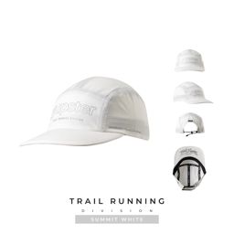 Yupster Trail Running Division 25 5 Panels cap Summit White หมวกวิ่งเทรล