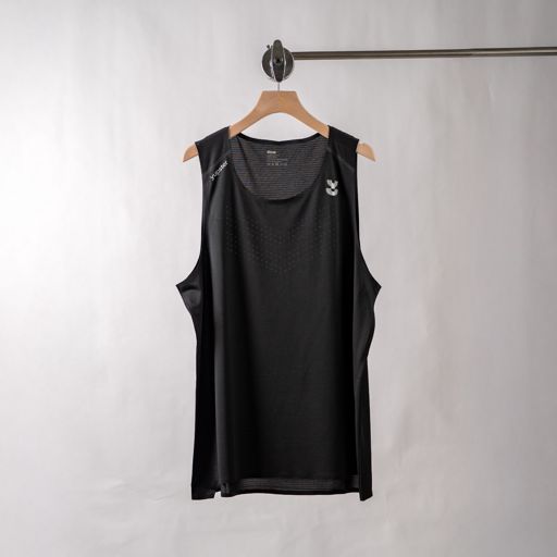 Yupster Running Singlet - PathMaker Collection - Solid Black | เสื้อกล้ามวิ่งเทรล