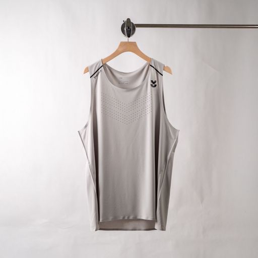 Yupster Running Singlet - PathMaker Collection - Stone Grey | เสื้อกล้ามวิ่งเทรล