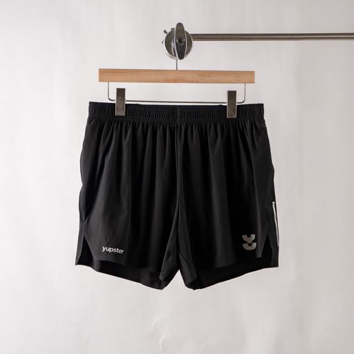 Yupster Strider Shorts - PathMaker Collection - Solid Black | กางเกงวิ่งที่เบาและคล่องตัวที่สุด