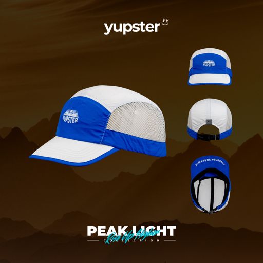 Yupster Peak Light 24 Collection Cap Blue Summit หมวกพับเก็บง่าย