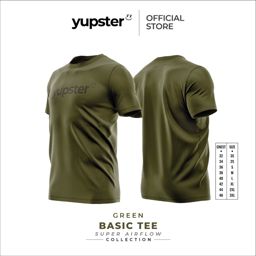 Yupster Super Airflow BASIC TEE Green เสื้อยืด