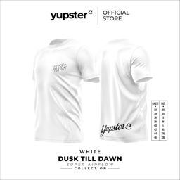 Yupster Running T-shirt - Super Airflow Collection - DuskTilDawn White | เสื้อวิ่งระบายอากาศขั้นสุด