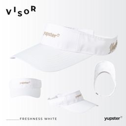 Yupster Visor ClearFlow Freshness White หมวกไวเซอร์น้ำหนักเบา