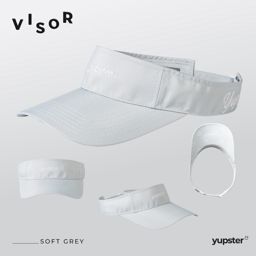 Yupster Visor ClearFlow Soft Grey หมวกไวเซอร์น้ำหนักเบา