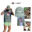 Yupster x Fake Runners - 5 Panels Cap Green หมวกน้ำหนักเบา 3
